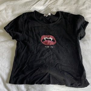 Truly Madly Deeply Urban outfitters bite me tee